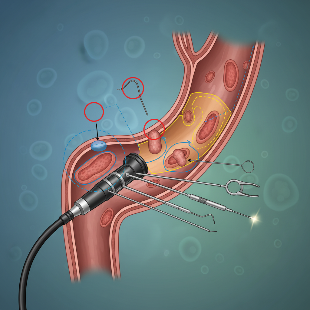 İleri düzey endoskopi ile lezyon değerlendirmesi ve haritalama