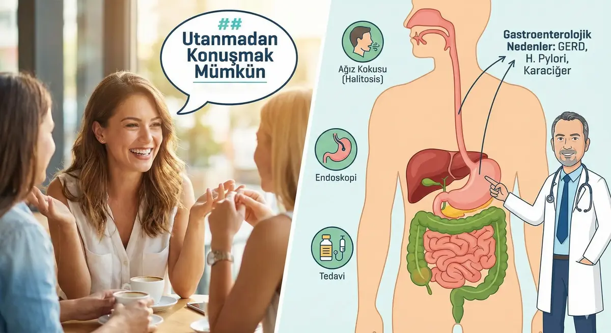 Ağız Kokusunun Nedeni Sindirim Sorunları Olabilir