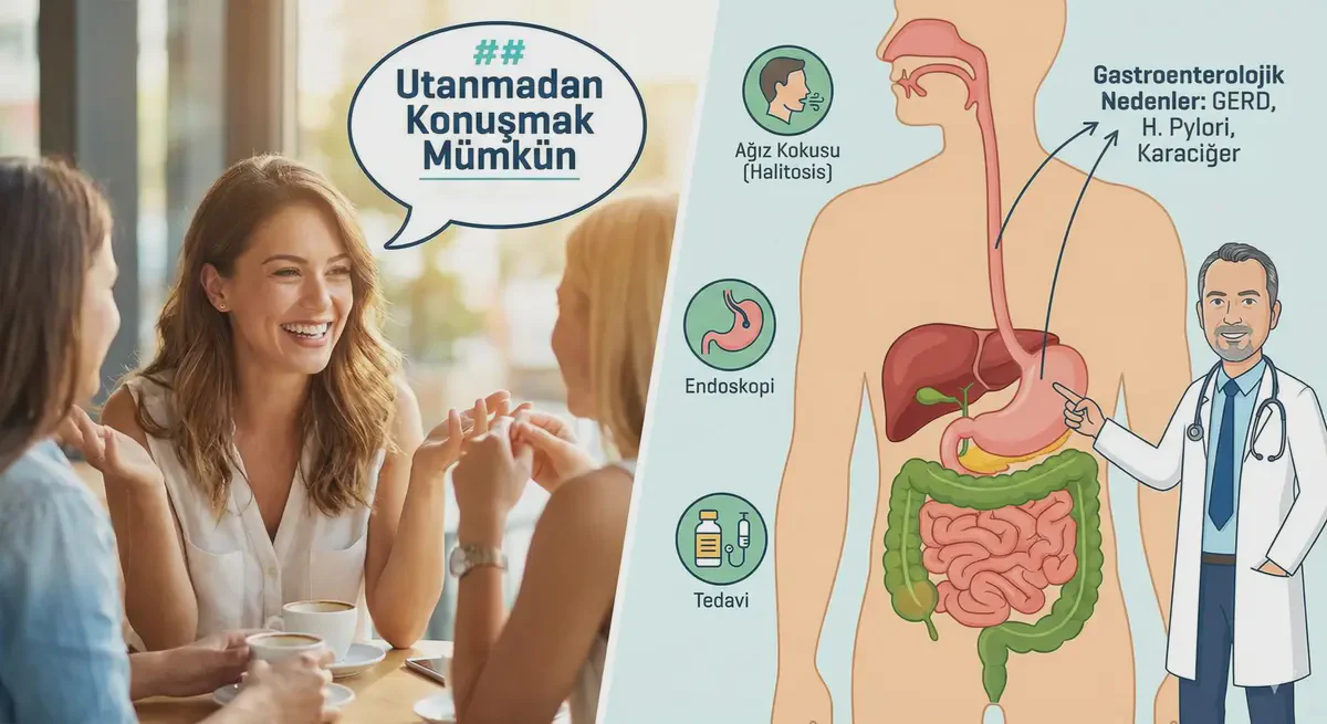 Ağız Kokusunun Nedeni Sindirim Sorunları Olabilir