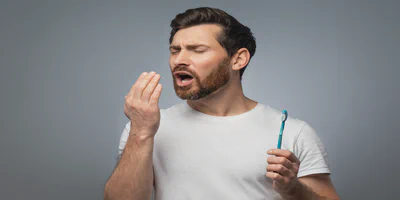 Bad breath may be caused by digestive problems