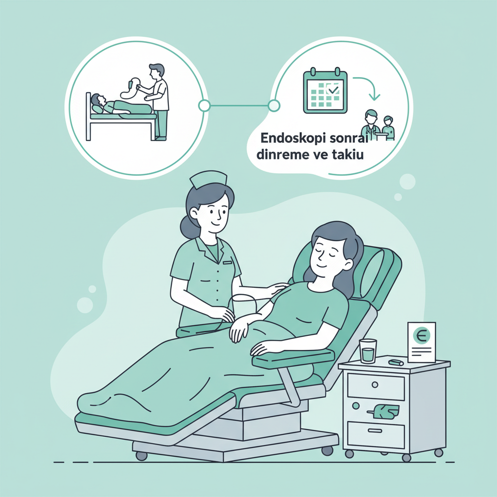 Endoskopi sonrası dinlenme ve takip