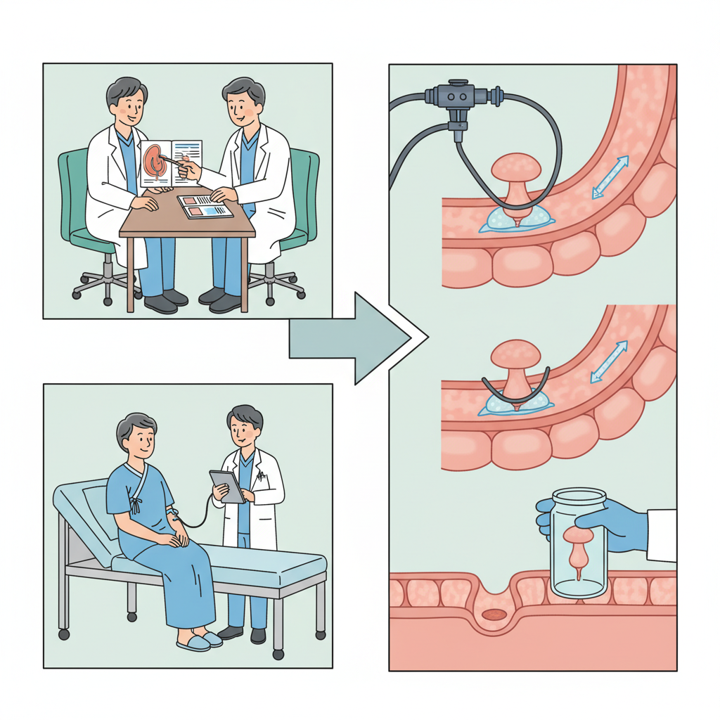 Endoskopik işlem öncesi hazırlık ve doktor-hasta görüşmesi