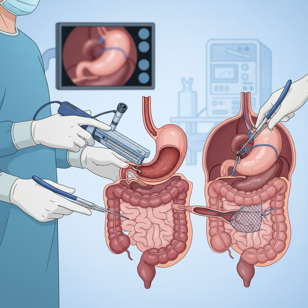 Sindirim sistemi cerrahisinde laparoskopik (kapalı) yöntem