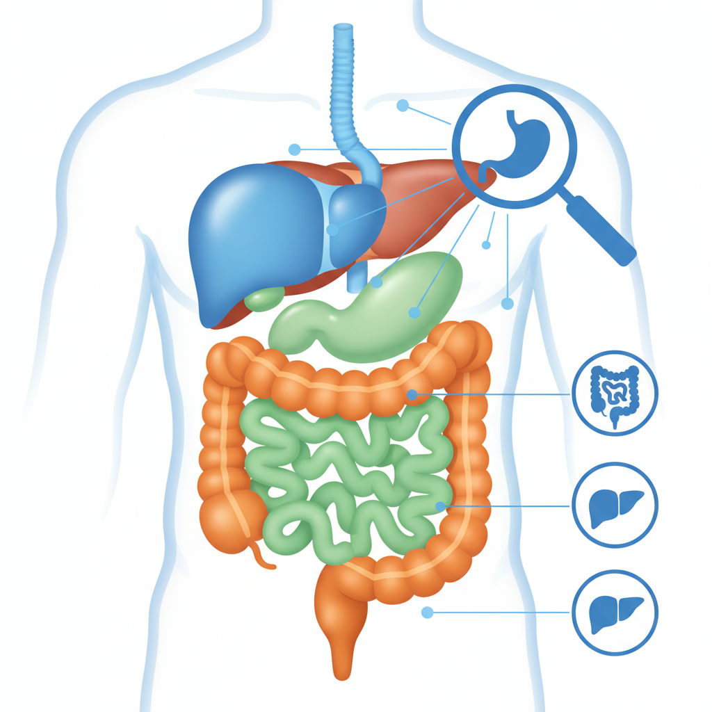 Gastroenteroloji neye bakar: mide, bağırsak, karaciğer