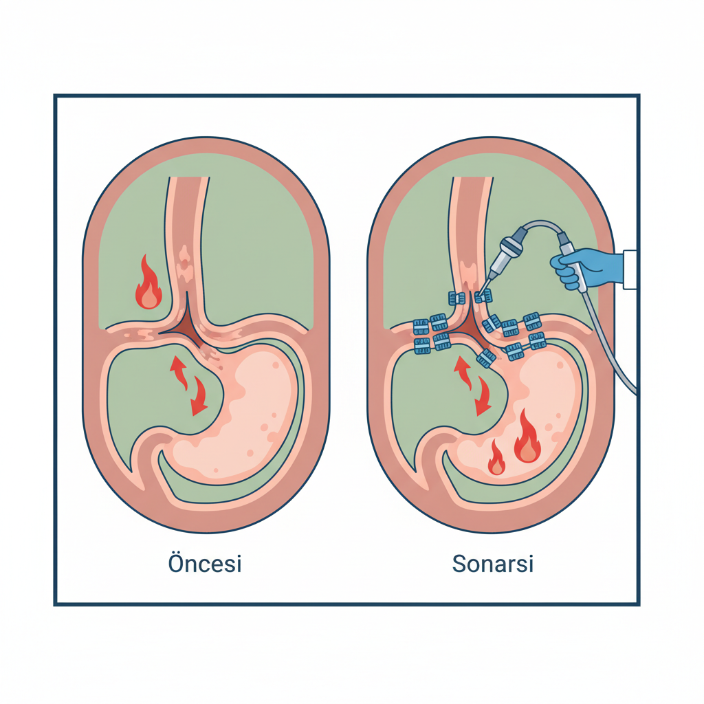 Ameliyatsız reflü tedavisi ve takip süreci: doktor-hasta görüşmesi
