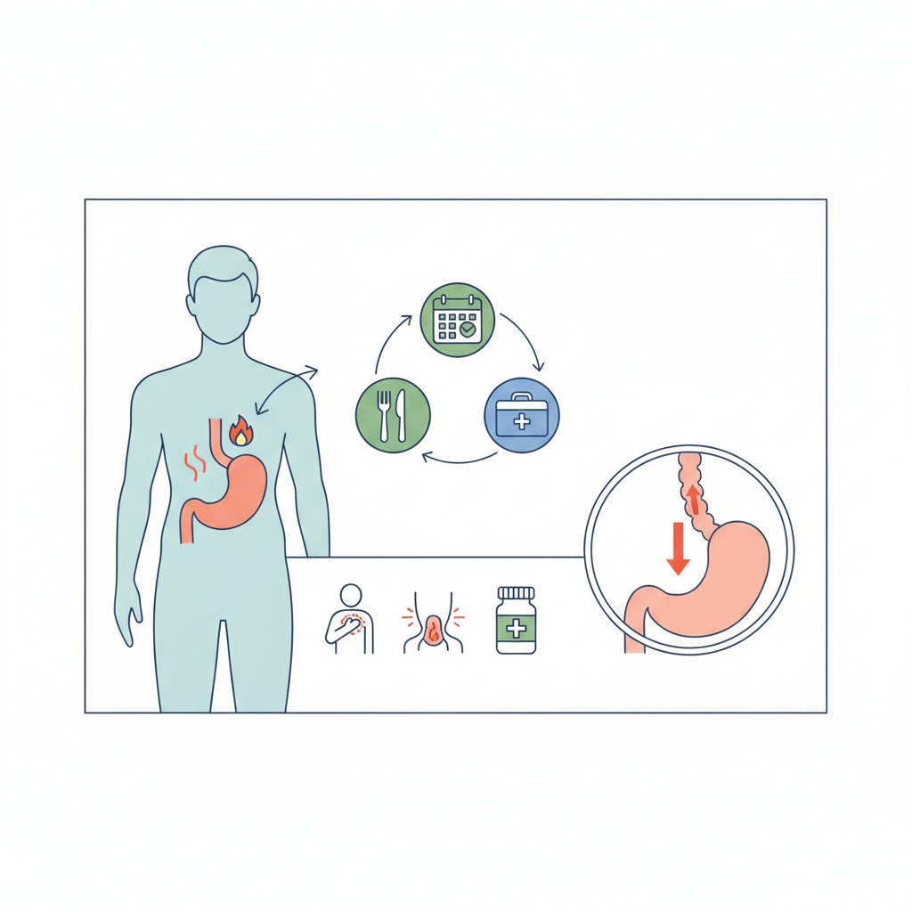 Reflü yönetimi: yaşam tarzı, beslenme günlüğü ve doktor kontrolü