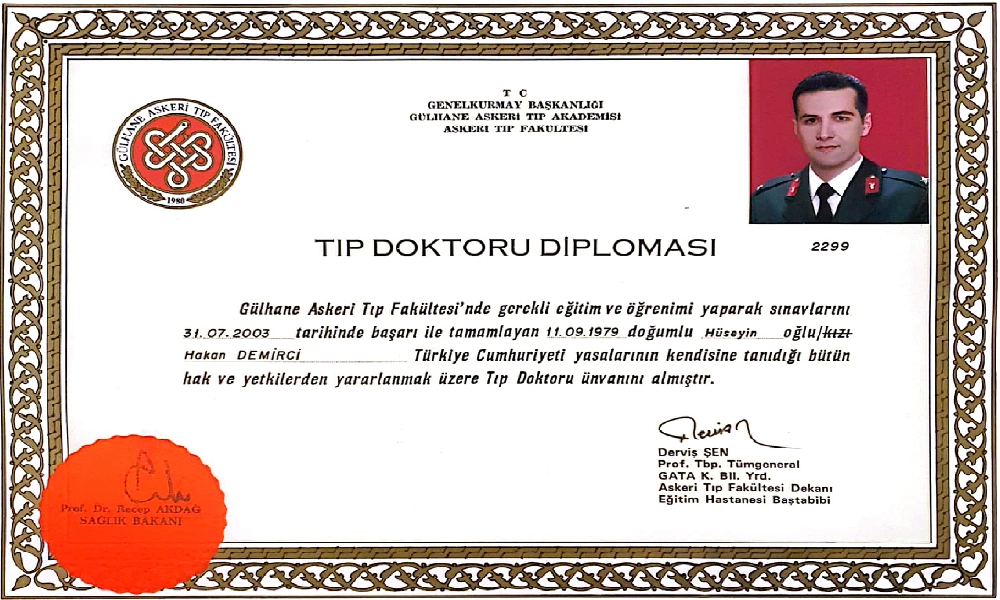 Tıp Eğitimi Belgesi